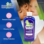 Baby Powder (5oz) | Organic | Unscented Talc-Free and All Natural Powder | Effective Relief from Rash Wetness and Itching | Also Ideal for Adults