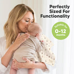 Organic Burp Cloths Baby Boy, Girl - 6-Pack Large 100% Cotton Burping Cloths for Babies, Spit Up Rags, Super Absorbent, Ultra Soft Newborn Rag, Gender Neutral, Machine Washable, Durable (Prairie)