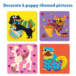 Skillmatics Foam Sticker Art Activity - Puppies, Mess-Free Fun for Kids, 800+ 3D Foam Stickers, DIY Felt Craft Kits, Gifts for Girls & Boys Ages 3, 4, 5, 6, 7