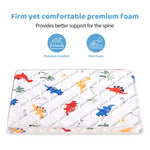 Lillibearas Pack and Play Mattress 38" x 26" x 1.5", Firm Support and Comfort Foam, Soft Playard Mattress for Babies and Toddlers, Baby Essentials Items