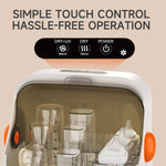 Baby Bottle Sterilizer and Dryer – UV Sterilizer 20L Large Capacity, Hot Air Drying, UV Sanitizer Box, No Need to Clean Regularly.UV Light Sanitizer Box .Sanitizer Machine.