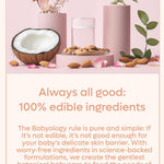 Babyology Organic Baby Lotion - 100% Edible Ingredients - The Safest All Natural Baby Moisturizer for Newborn Dry and Sensitive Skin - Non toxic - Eczema (Varying Packs)