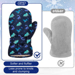 Stadupimry Waterproof Toddler Mittens, Kids Winter Warm Ski Snow Gloves Baby Mitten for 1-4 Years Old (Blue, 1-2 Years)