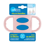 Dr. Brown's Milestones 100% Silicone Baby Bottle Handles, Narrow, Removable Easy-Grip Transitional Sippy Cup Handles, Light Pink, 4m+, 1 Pack