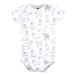 Hudson Baby Unisex Baby Cotton Bodysuits, Boy Dogs, 3-6 Months