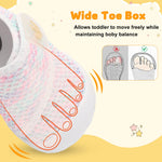 FEETCITY Baby First Walking Shoes Girls Boys Wide Infant Shoes Baby Slip On Sneakers Lightweight Barefoot Crib Shoe
