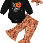 St Patricks Day Baby Girl Outfit Newborn Ribbed Shamrock Onesie Flare Pants Set Romper Bell Bottoms Spring Clothes