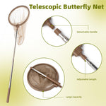 KDSFT Wooden Bug Catcher for Kids, Outdoor Explorer Bug Catching Kit with Butterfly Kit, Bug Habitat & Magnifying Glass, Adventure Set for Backyard & Camping, Outdoor Toys for Toddlers 3+ Years