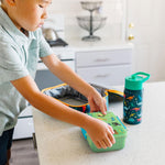 Wildkin Reusable Food Container for Kids – Airtight, Leak Resistant, Dishwasher Safe - Wild Animals