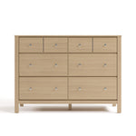 Storkcraft Horizon 6 Drawer Dresser (Driftwood) – GREENGUARD Gold Certified Dresser for Nursery & Kids’ Room, Modern Storage with Interlocking Drawer System