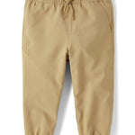 The Children's Place,Baby Boys,and Toddler Uniform Quick Dry Jogger Pants,Sand,12 Months,18 Months