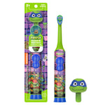 FIREFLY Clean N' Protect TMNT Power Toothbrush, 3D Cover, Battery, 2 Pack