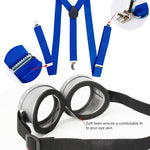 5 PCS Halloween Costume for Kids Girls,Goggles/Beanie/Tutu Skirt/Suspenders/Gloves Halloween Costume Accessories