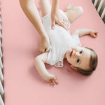 KeaBabies 2-Pack Baby Crib Sheets for Boys, Girls - 52x28 Viscose Derived from Bamboo Toddler Bed Sheets Neutral, Fitted Crib Mattress Cover for Standard Baby Bedding, Soft & Cozy (Rose)