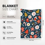 Holiday Christmas Cookies Baby Blankets Nursery Blankets for Boys Girls Soft and Warm Swaddle Blanket for Infant,Newborn,Toddler