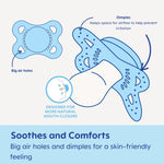 MAM Original Matte Baby Pacifiers 0-6 Months, Binky for Newborn Babies, BPA-Free Skin Soft Silicone Nipple, Easy to Clean, Developed with Medical Experts, 2 Count, With Sterilizer Case, Made in Europe