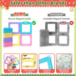 Toddler Girl Toys, Magnetic Tiles 44pcs, Birthday Gifts Ideas for Girls Age 3-5, Magnetic Building Blocks, Magnet STEM Montessori Toddler Kids Christmas Toys Gifts for 3 4 5 6 7 Year Old Girls