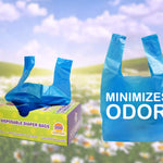 Mighty Clean Baby Disposable Diaper Bags with Light Powder Scent, 300 count
