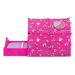 Delta Children - Disney Minnie Mouse Plastic Sleep and Play Toddler Bed with Tent, Pink