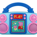 eKids Peppa Pig Toy Music Player, Toddler Toy with Built-in Music and Lights (Peppa Pig)