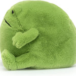 Jellycat Ricky Rain Frog Stuffed Animal, Medium 7 inches - Amphibian Plush Toy - Classic Children's Gift
