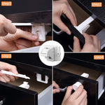 Vmaisi Baby Proofing Magnetic Cabinet Locks (15 Locks and 2 Keys)