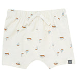 Modern Moments by Gerber Baby Boys' Sleeveless Shirt and Shorts Set, Ivory Sailboats/Medium Brown, 18 Months