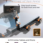 LISEN 3 in 1 for iPad Holder for Car Accessories for Women Interior Road Trip Essentials Tablet Holder Backseat Car Organizer Car TV for Back Seat Headrest iPad Car Mount Kids Fire Tablet 4.7-11"