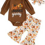 St Patricks Day Baby Girl Outfit Newborn Ribbed Shamrock Onesie Flare Pants Set Romper Bell Bottoms Spring Clothes