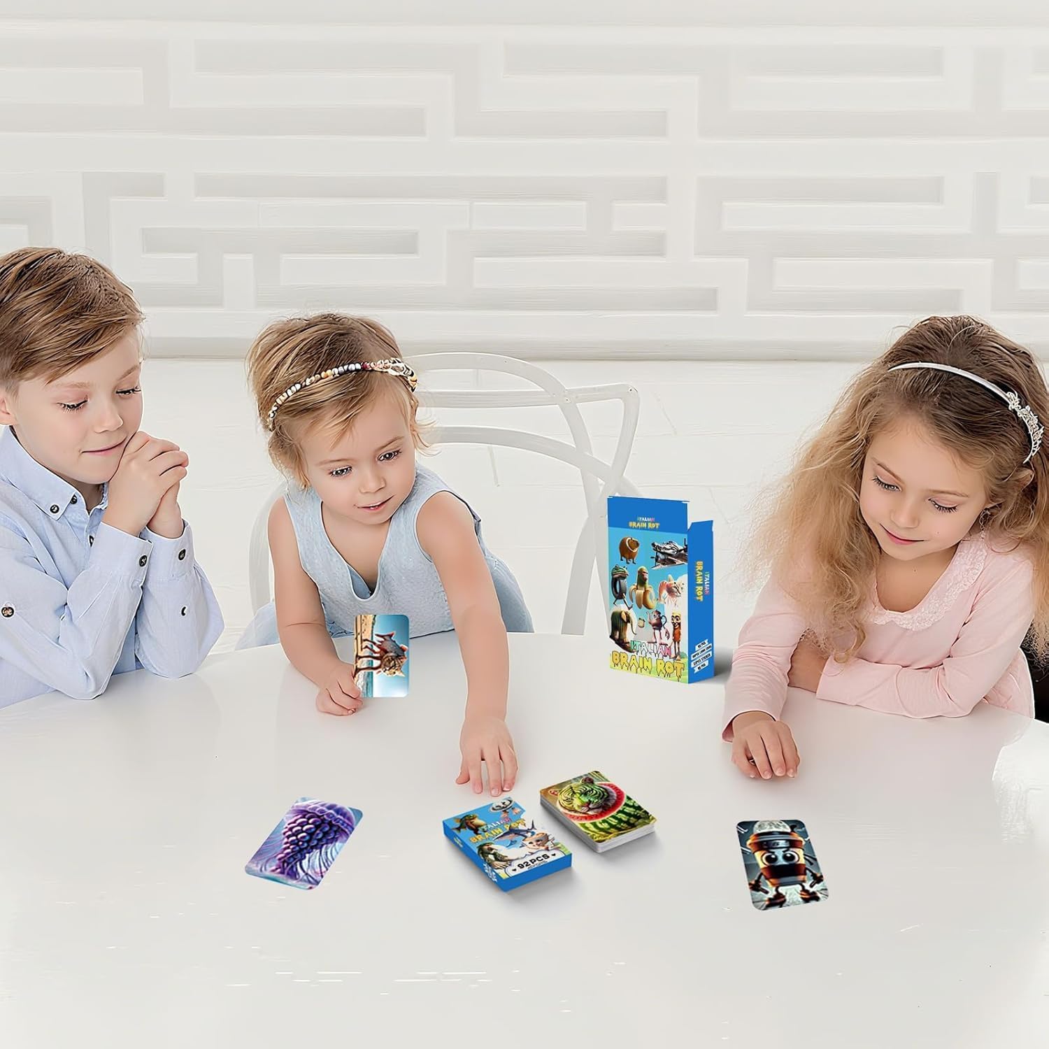 92PCS Italian Brainrot Cards,Collection Tralalero Tralala and Tung Tung Tung Sahur,Fun Fantasy Animal Cards,for Fans/Kids/Collectors Gold Card Flash Card Collection Gifts (No Repetition)