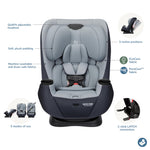 Maxi-Cosi Pria All-in-One Convertible Car Seat, Infant to Toddler Car Seat, Easy-Install Harness, Machine-Washable Cover, 5-100 lbs, Sea Scape