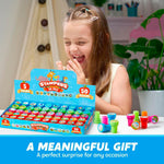 JOYIN 50 Pcs Animal Stamps for Kids, with 50 Different Designs, Farm,Sea Animals,Stamps for Crafting, Prize Box Toys for Classroom, Kids Party Favor, Birthday Party Favor Goodie Bag