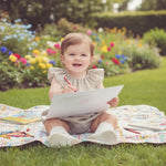 Karuedoo Newborn Infant Baby Girl Clothes Gingham Ruffle Sleeve Bubble Romper Plaid Bodysuit One Piece Summer Outfit (A-Khaki, 3-6 Months)