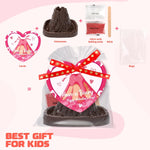 Valentines Day Large Volcano Science Kit - 24 Pack Valentines Day Gift Cards for Kids, Volcano Erupting Experiment Toys STEM Educational Toys for Classroom Exchange School Activities Party Favors