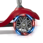 Radio Flyer Lean 'N Glide Scooter with Light Up Wheels, Kids Scooter, Red Kick Scooter, for Ages 3+