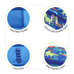Bagseri Pencil Pen Case for Boys - Cute Pencil Case for Kids Large Capacity Pencil Pouch Organizer Multi-Slot Pencil Box for School, Pen Case Only (Blue Dinosaur)