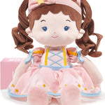 Soft Baby Doll Toys (16''), My First Baby Rag Doll for 1 Year-Old Girl Birthday Gift, Christmas Plush Toys Gift for Toddler Kids Infants -Princess Breeze