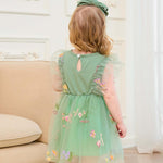 Renotemy Baby Girl Flower Dress Summer, Tutu Tulle Boho Princess Wedding Birthday Party Dresses for Infant Girls 0-18 Months