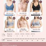 Momcozy Nursing Bras for Breastfeeding, Ribbed Maternity Bra with Racerback, Soft Stretchy Nursing Sports Bra for Yoga Gray