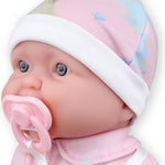 JC Toys Twins 13" Realistic Soft Body Baby Dolls Berenguer Boutique | Twins Gift Set with Removable Outfits and Accessories | Pink and Blue | Caucasian | Ages 2+