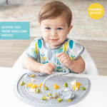 Bumkins Bibs for Girl or Boy, SuperBib Baby and Toddler for 6-24 Months, Essential Must Have for Eating, Feeding, Baby Led Weaning Supplies, Mess Saving Catch Food, 3-pk Feathers, Arrows and Quill