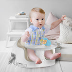 Bumbo 3-in-1 Baby Multi Seat Booster with Feeding Tray, 6-36 Months Old, Taupe