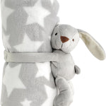 CREVENT Cozy Soft and Warm Mink Baby Blanket with Sherpa Backing, Gift Packing with Ribbon for Newborn Infant Toddler's Crib Cot Stroller (30"X40" Little Dream)