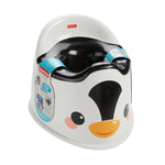 Fisher-Price™ Toddler Toilet Penguin Potty Training Seat, Portable Chair with Handles for Kids and Removable Bowl