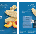 Gerber Teethers VariPk,1 Banana Peach 1 Strawberry Apple Spinach, 2 CT