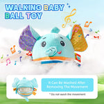 Musical Crawling Dancing Baby Toy 0-6 Months, Tummy Time Sensory Interactive Talk Toys,Plush Stuffer Animal Toys, Learning Bouncing Ball toy for Infant 0-3 6-12 18 Month Newborn Gifts for Toddler 1-2