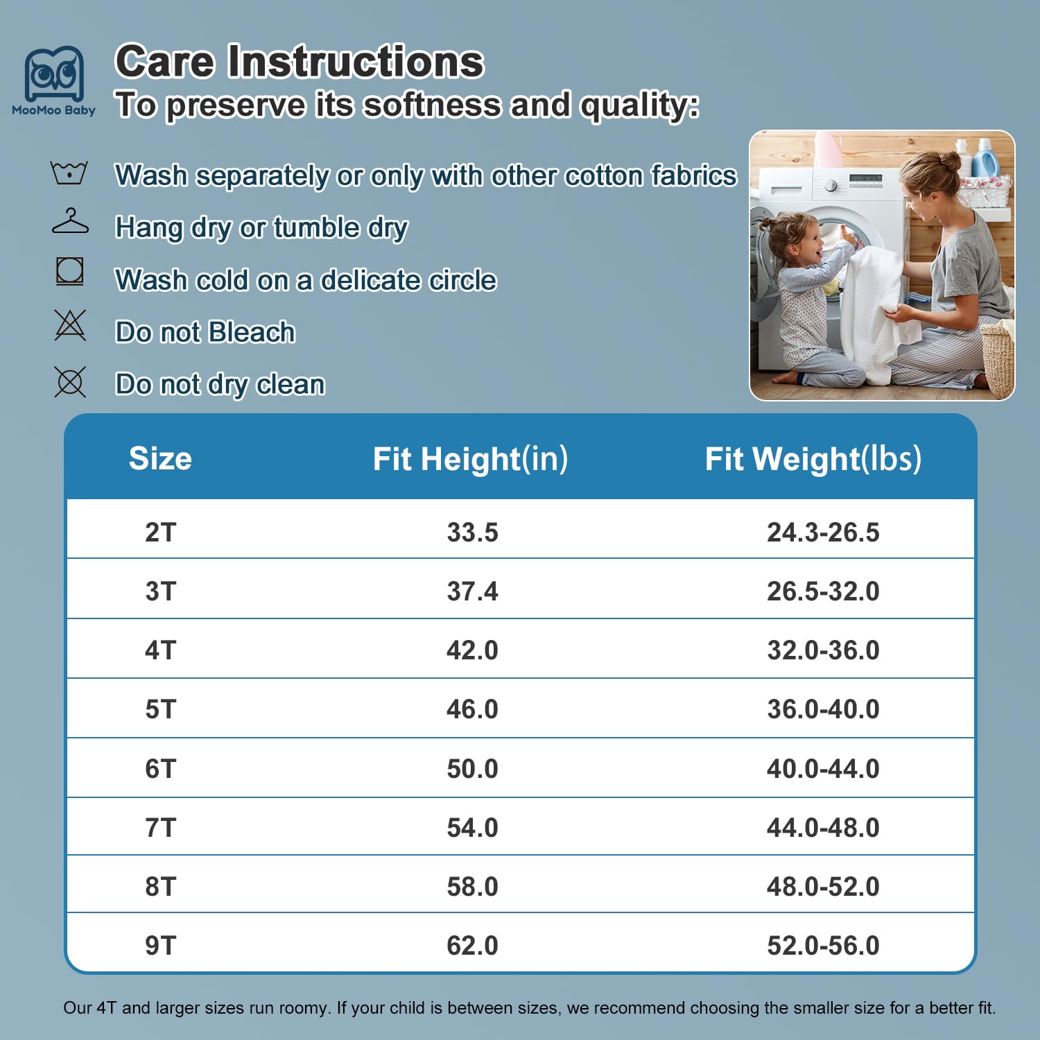 MooMoo Baby Potty Training Underwear 10 Packs Absorbent Toddler Training Pants for Boys and Girls Cotton 3T