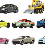 Matchbox Toy Cars or Trucks 8-Pack, Set of 8 Die-Cast 1:64 Scale Vehicles, Themed Multipack, Including 1 Exclusive (Styles May Vary)