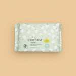 The Honest Company 100% Pure Organic Cotton Dry Wipes | Multi-Use Disposable Facial Cloth and Baby Wipe | Hypoallergenic and Gentle on Skin | 96 Count (2 Packs of 48)