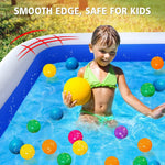 Inflatable Swimming Pool, 120" x 72" x 22" Kiddie Pools, Family Lounge Pools Thickened Above Ground Family Pool for Summer Water Party, Backyard, Garden Lawn, Blue